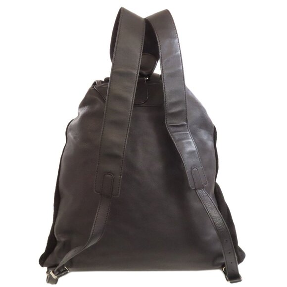 BALENCIAGA Suede Backpack 340139 Black - Picture 2 of 11